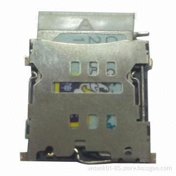 MicroSIM Card Connector, Push Type, 1.5mm Height